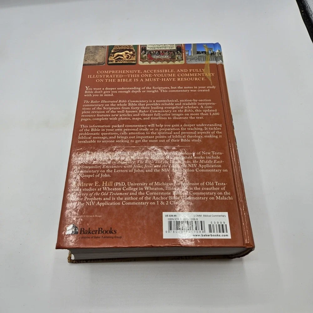 THE BAKER ILLUSTRATED BIBLE COMMENTARY By Gary M. Burge & Andrew E. Hill VG